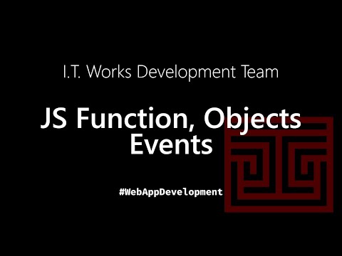 Webappdevelopment Javascript Function Objects And Events Tagalog