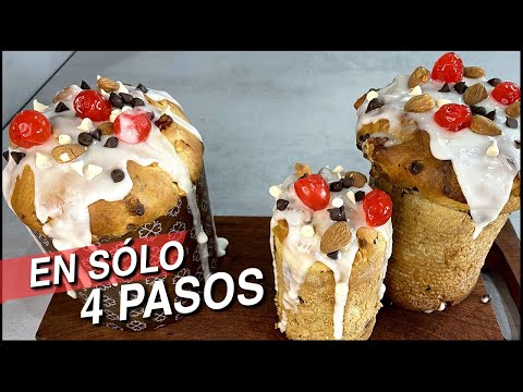 PAN DULCE en SOLO 4 PASOS - PAN DULCE NAVIDEÑO