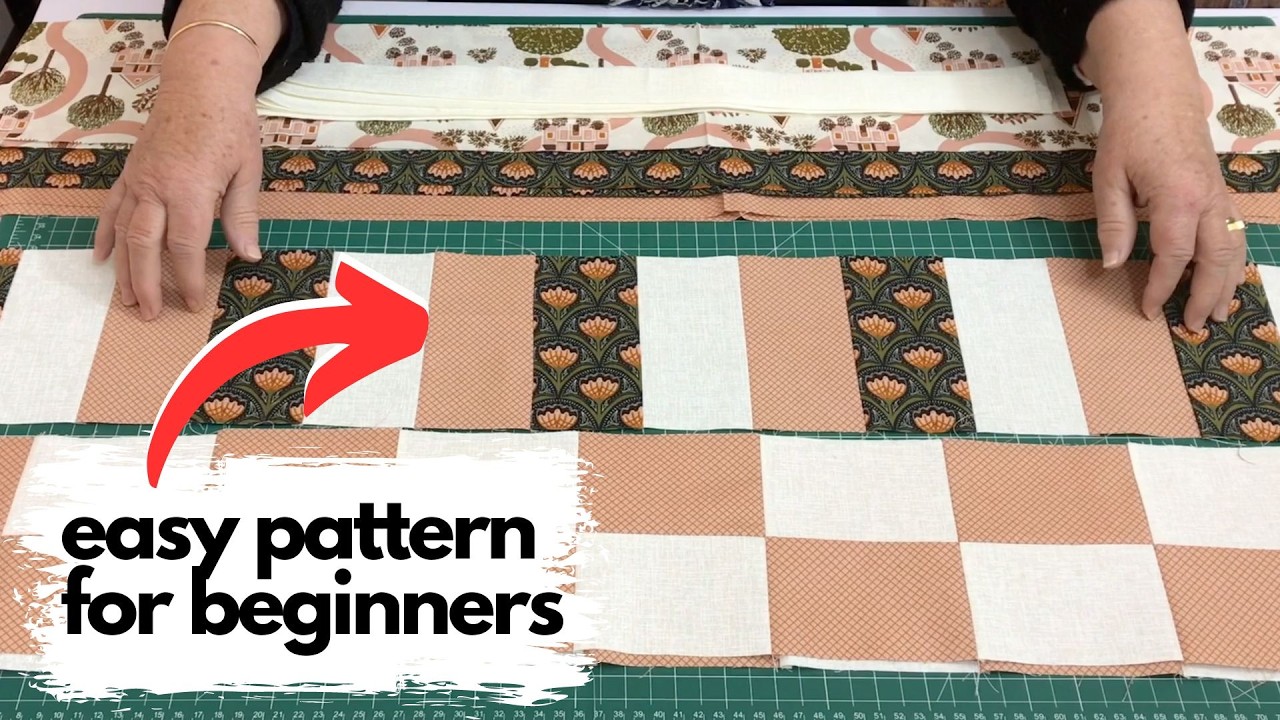 Easy Lap Quilt Pattern - Simple Strip Pattern for Stunning Results