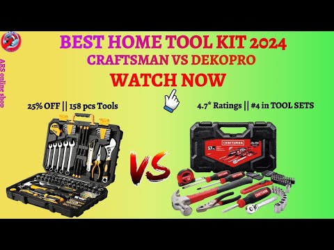 Best Home tool kits 2024 || CRAFTSMAN vs DEKO