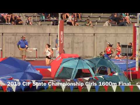 2019 CIF State Championship Girls 1600m Final