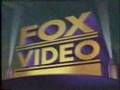 1993 1995 Fox Video Logo Variation Different Music