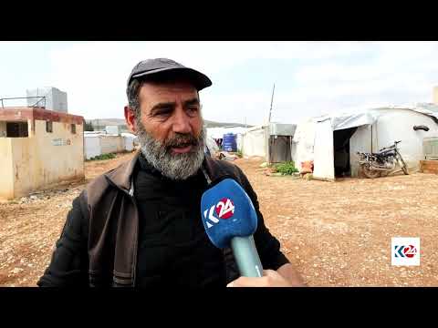 سەیری ڤیدیۆکە بکەن .. Koçberên li Efrînê gazinan ji nebûna alîkariyan dikin