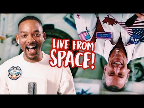 Will Smith calls THE SPACE STATION!!