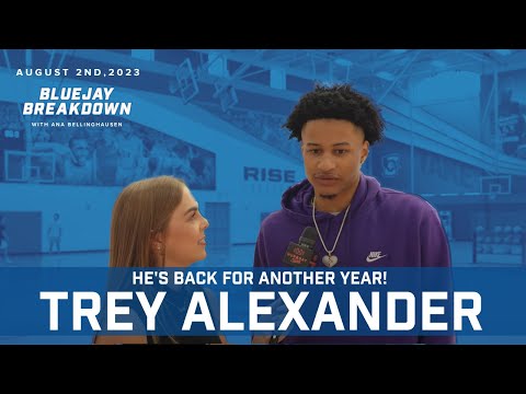 Trey Alexander Returns to Creighton after NBA Combine | INTERVIEW