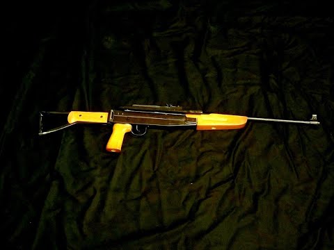 AIR RIFLE AK STYLE - SPA B5-1 LOADING AND SHOOTING