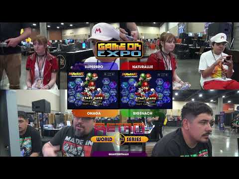 SuperBro vs Naturallie vs Onaga vs Big$nach (QF) - Mario Kart: Double Dash - @gameonexpo 2025