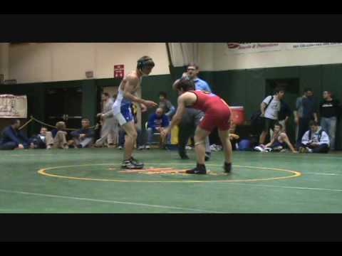 Cameron Throckmorton (PA) dec. Tyler Rauezahn (PA), 125-pound NE Junior Regional freestyle finals