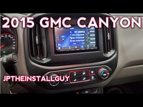 2015 gmc canyon radio removal replacement and install