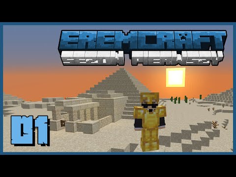 Spiegol Minecraft -  Eremcraft #001 - Pharaoh and the First Pyramid |  Minecraft Multiplayer Server