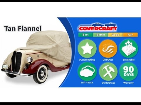 Covercraft Tan Flannel Car Covers from Car Cover World
