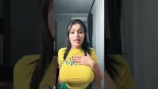 No bra TikTok challenge | Big boobs ? | Shorts