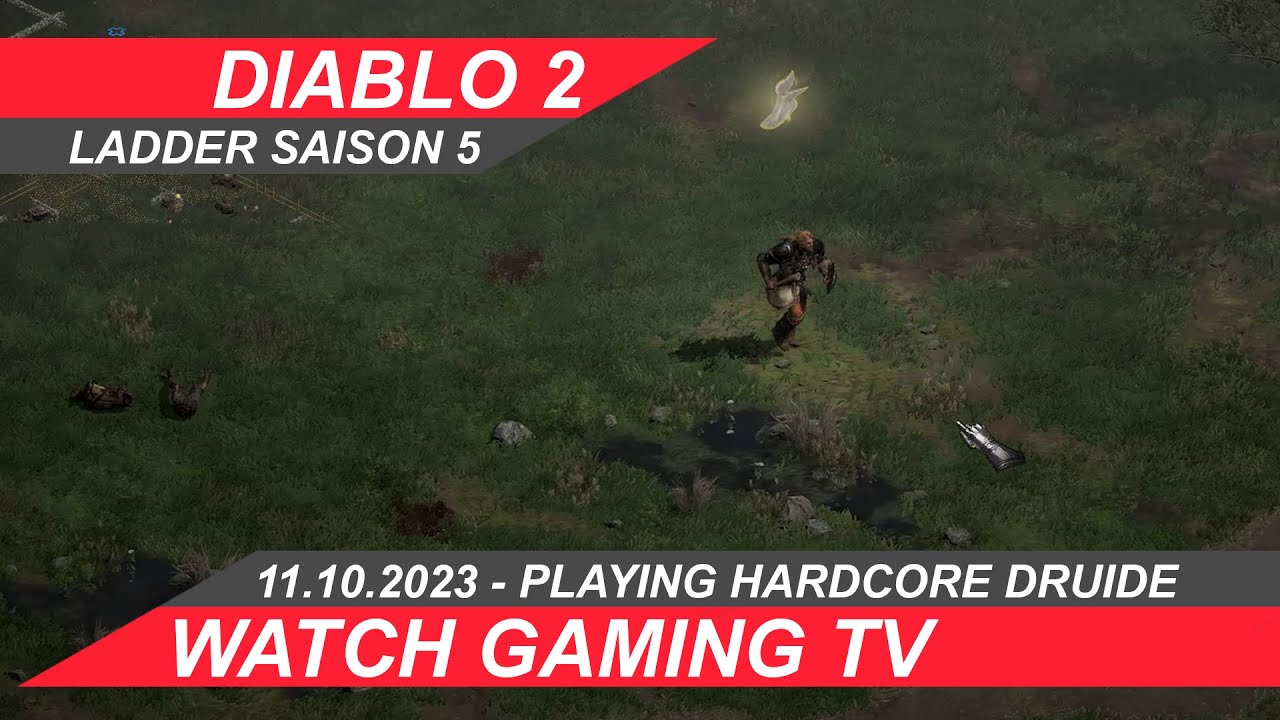 #diablo2resurrected Druide Ladder Saison5 Hardcore PART01 #Diablo2 #Gameplay
