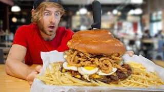 THIS BURGER CHALLENGE HAS DEFEATED 1,000+ PEOPLE! | ELECTRIC EATS THE WORLD #5