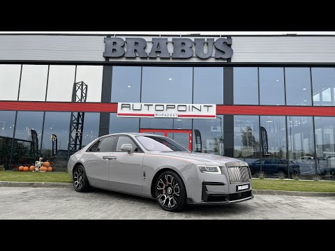 AUTOPOINT BUDAPEST | ROLLS-ROYCE GHOST Black Badge BRABUS 700 | 4k video