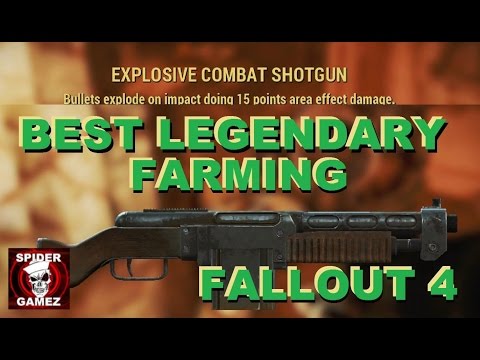 Fallout 4 - Best Legendary Farming Strategy (How To Get The Explosive Shotgun In Fallout 4)