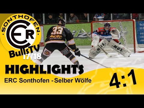ERC Sonthofen vs. Selber Wölfe (24.11.2017) - Highlights | ERC Sonthofen