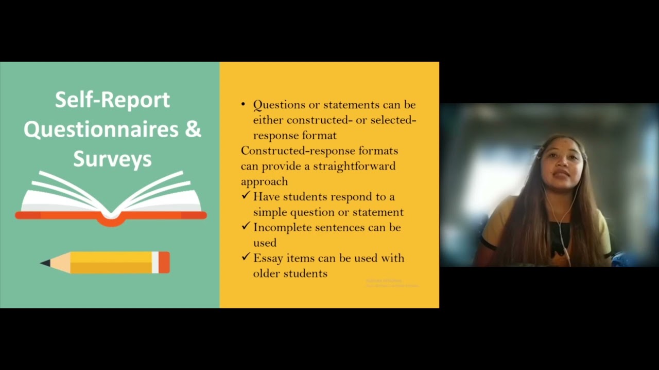 Self Report Questionnaires & Surveys