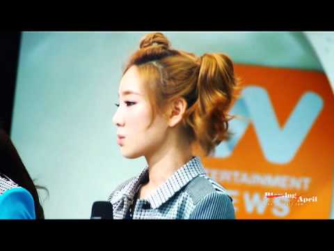 [Fancam] 120503 Taeyeon @ Mnet Wide News