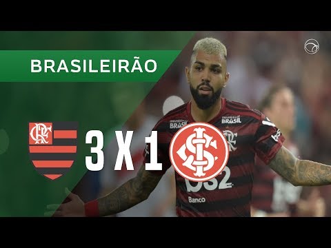 FLAMENGO 3 x 1 INTERNACIONAL - GOLS - 25/09 - CAMPEONATO BRASILEIRO 2019