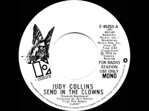 1975 Judy Collins - Send In The Clowns (mono radio promo 45)