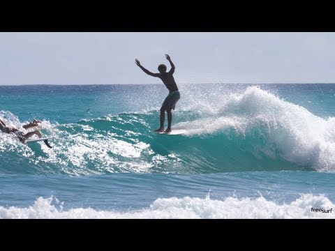 Longboard Segment / Kaniela Stewart at Queens - Freesurf Magazine