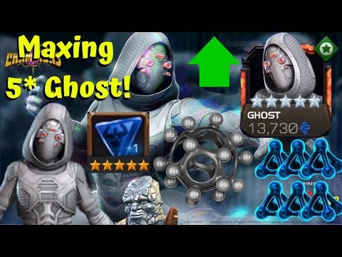 Maxing 5* Ghost! Rank 5 and Gameplay! - Marvel Contest of Champions