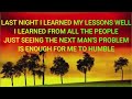 BERES HAMMOND - Its Not Until It's Done Lyrics