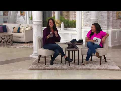 Clarks Cloud Stepper Lace-up Sneakers - Sillian Glory on QVC