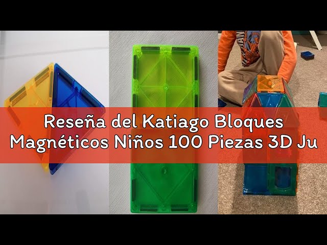 Vídeo relacionado con Katiago Bloques Magneticos Construccion Niños, 64 Piezas Magneticas Niños 3D Juguetes Construcciones Magneticas con 1 Automóvil Cumpleaños Navidad Regalo Niño 3 4 5 6 Años