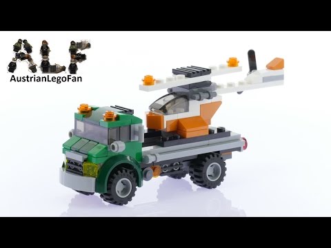 Vidéo LEGO Creator 31043 : Le transport de l'hélicoptère