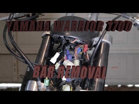 RS Warrior/Yamaha Warrior 1700 Bar Removal