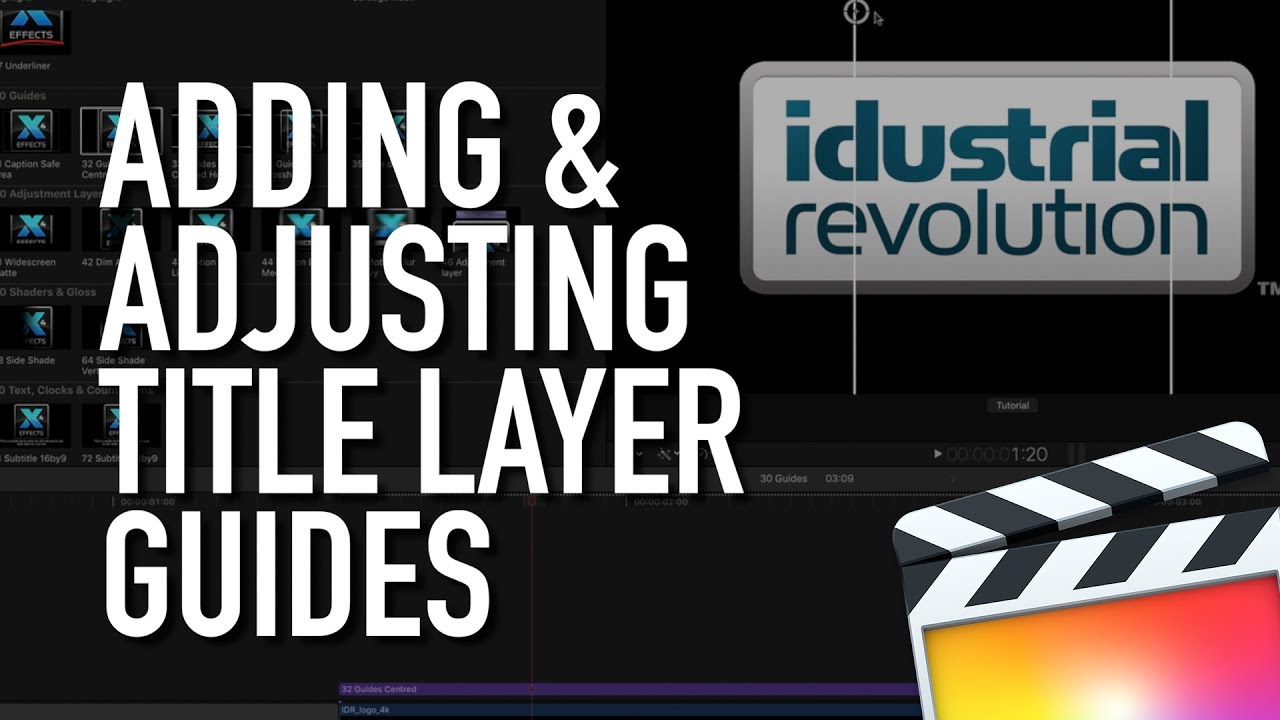 Adding and Adjusting Title Layer Guides in <span style=