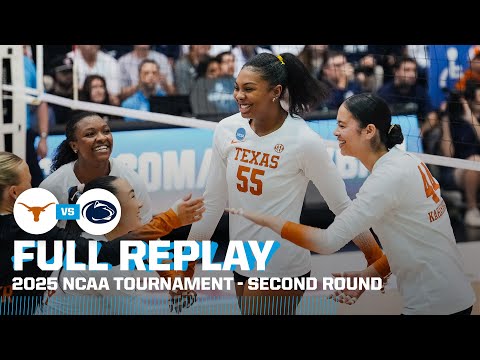 Texas vs. Penn State: 2025 NCAA women's volleyball second round | FULL REPLAY