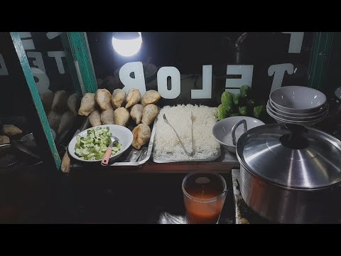 PELOR ALIAS PEMPEK TELOR - ASMR INDONESIAN PEMPEK STREET FOOD