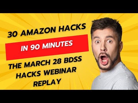 March 2024 Billion Dollar Sellers Amazon Hacks Webinar