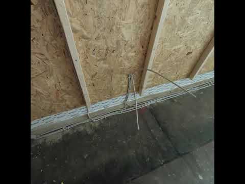 31.Bautag am 10.05.2021 Elektrik im Erdgeschoss