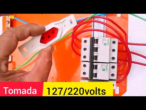How to connect 220 and 127 volt sockets to a three-phase network with a 220 volt input