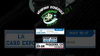 May Vending Schedule! See you soon! #vendorpov #tradenight #cardshow #pokemon #pokemoncards