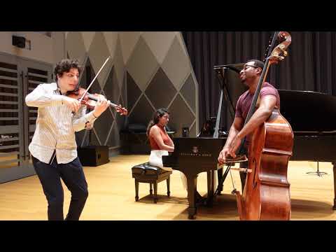 Augustin Hadelich & Xavier Foley - rehearsal video of Bottesini Grand Duo Concertant (ending)