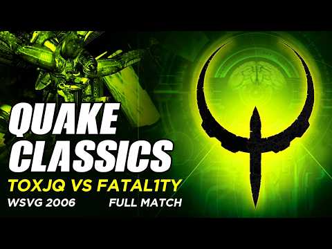 BEST QUAKE 4 GAME OF ALL? toxjq vs Fatal1ty | Quake Classics w/Av3k & ins