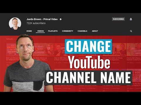 YouTube video about: How many times can you change your name?