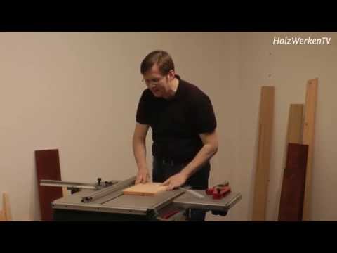 Saubere Nuten auf der Tischkreissäge
