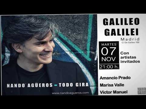Nando Agüeros Directo sala Galileo Galilei -Onda Occidental Cantabria Radio y TV