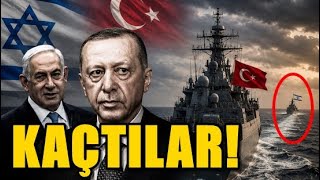 DENİZLERDE NELER OLUYOR? TÜRK-İSRAİL SAVAŞ GEMİLERİ BURUN BURUNA! KAÇTILAR!