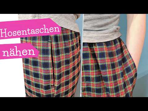 Sewing trouser pockets | Sewing in-seam trouser pockets | Trouser hacks | Trouser pocket sewing t...