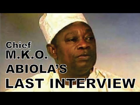 MKO Abiola's last interview