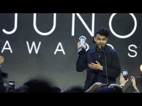 The Weeknd Wins Album Of The Year Sponsored by Music Canada at The 2016 JUNO Awards