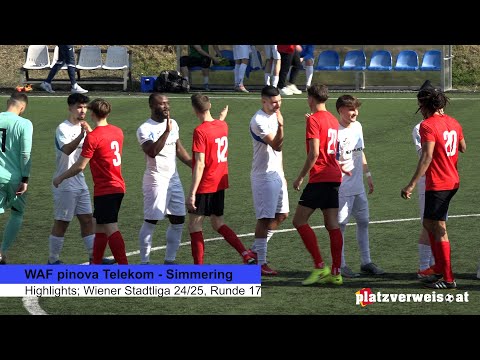 Highlights WAF - Simmering, Wiener Stadtliga 2024/25