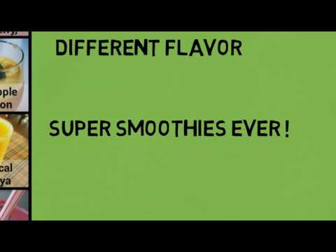 Healthy Fruit Smoothie Recipes Video